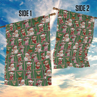 Chihuahua Santa Clau Christmas Garden Flag Xmas Holiday Patterns - Wonder Print Shop
