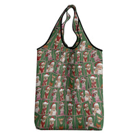 Chihuahua Santa Clau Christmas Grocery Bag Xmas Holiday Patterns - Wonder Print Shop