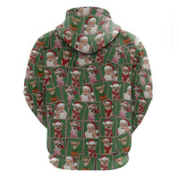 Chihuahua Santa Clau Christmas Hoodie Xmas Holiday Patterns - Wonder Print Shop