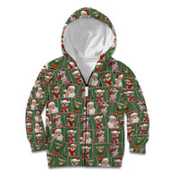 Chihuahua Santa Clau Christmas Kid Hoodie Xmas Holiday Patterns - Wonder Print Shop