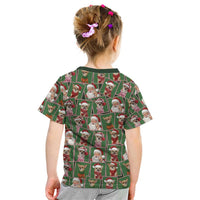 Chihuahua Santa Clau Christmas Kid T Shirt Xmas Holiday Patterns - Wonder Print Shop