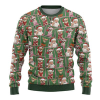 Chihuahua Santa Clau Christmas Ugly Christmas Sweater Xmas Holiday Patterns - Wonder Print Shop