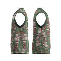 Chihuahua Santa Clau Christmas Knitted V-Neck Vest Xmas Holiday Patterns - Wonder Print Shop