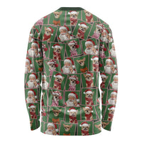 Chihuahua Santa Clau Christmas Long Sleeve Shirt Xmas Holiday Patterns - Wonder Print Shop