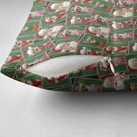 Chihuahua Santa Clau Christmas Pillow Cover Xmas Holiday Patterns - Wonder Print Shop