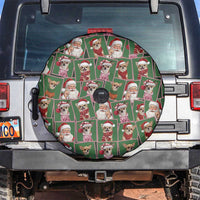 Chihuahua Santa Clau Christmas Spare Tire Cover Xmas Holiday Patterns - Wonder Print Shop