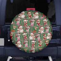 Chihuahua Santa Clau Christmas Spare Tire Cover Xmas Holiday Patterns - Wonder Print Shop