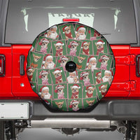 Chihuahua Santa Clau Christmas Spare Tire Cover Xmas Holiday Patterns - Wonder Print Shop