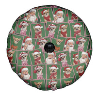 Chihuahua Santa Clau Christmas Spare Tire Cover Xmas Holiday Patterns - Wonder Print Shop