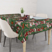 Chihuahua Santa Clau Christmas Tablecloth Xmas Holiday Patterns - Wonder Print Shop