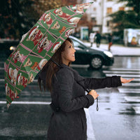 Chihuahua Santa Clau Christmas Umbrella Xmas Holiday Patterns - Wonder Print Shop
