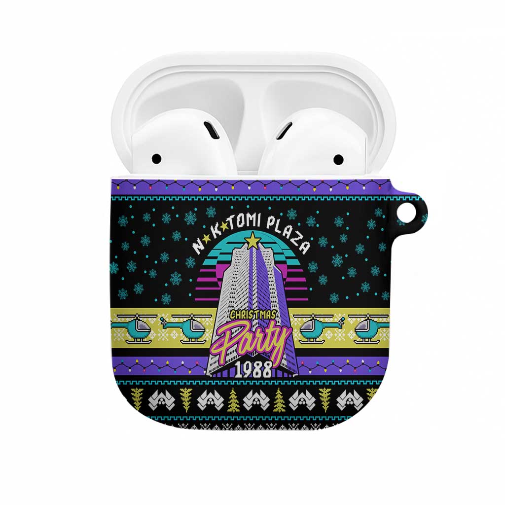 Christmas Party 1988 Nakatomi Plaza AirPods Case Xmas Holiday Patterns - Wonder Print Shop