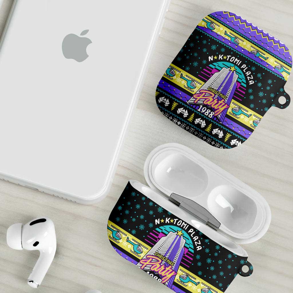 Christmas Party 1988 Nakatomi Plaza AirPods Case Xmas Holiday Patterns - Wonder Print Shop