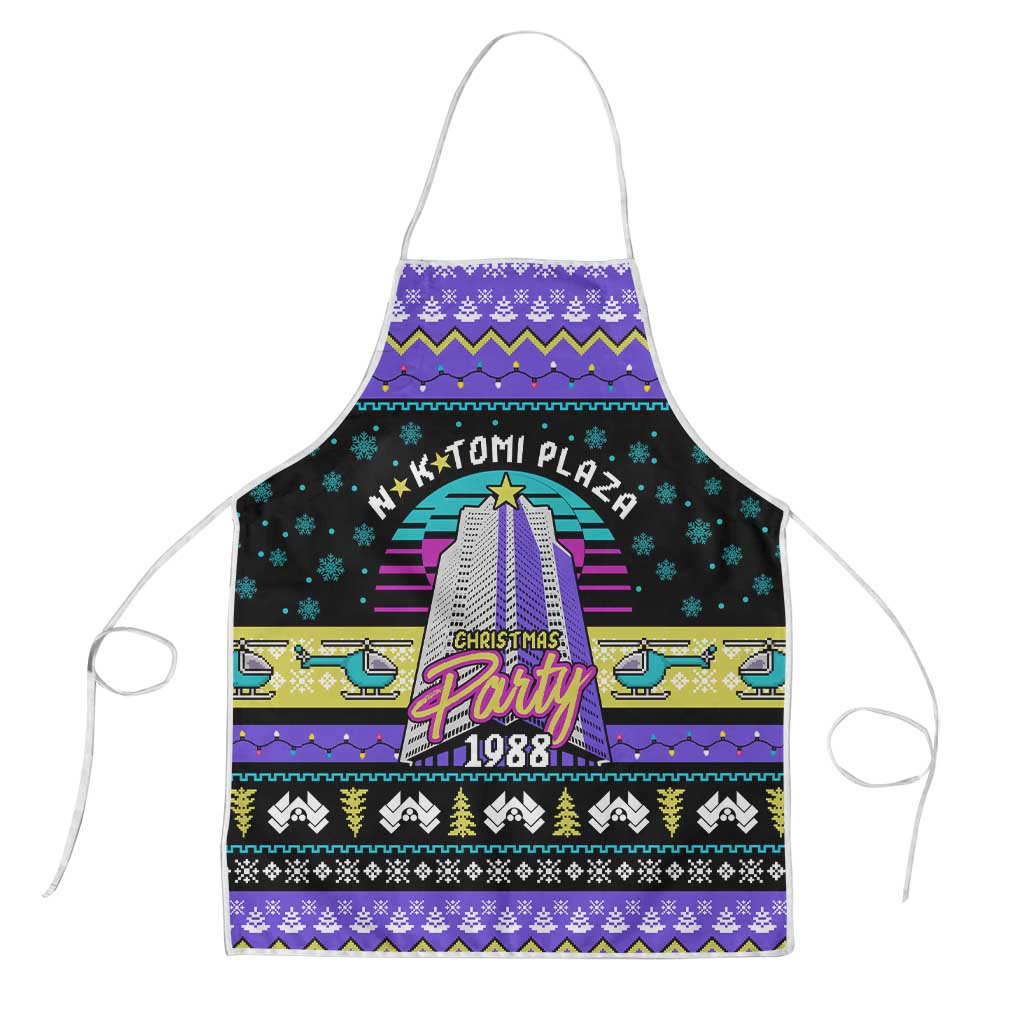 Christmas Party 1988 Nakatomi Plaza Apron Xmas Holiday Patterns - Wonder Print Shop