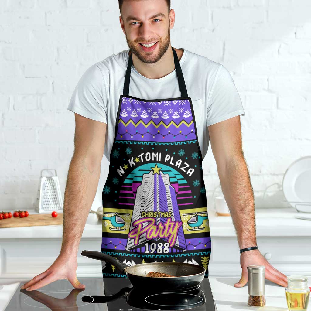 Christmas Party 1988 Nakatomi Plaza Apron Xmas Holiday Patterns - Wonder Print Shop