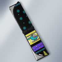 Christmas Party 1988 Nakatomi Plaza Auto Sun Shade Xmas Holiday Patterns - Wonder Print Shop