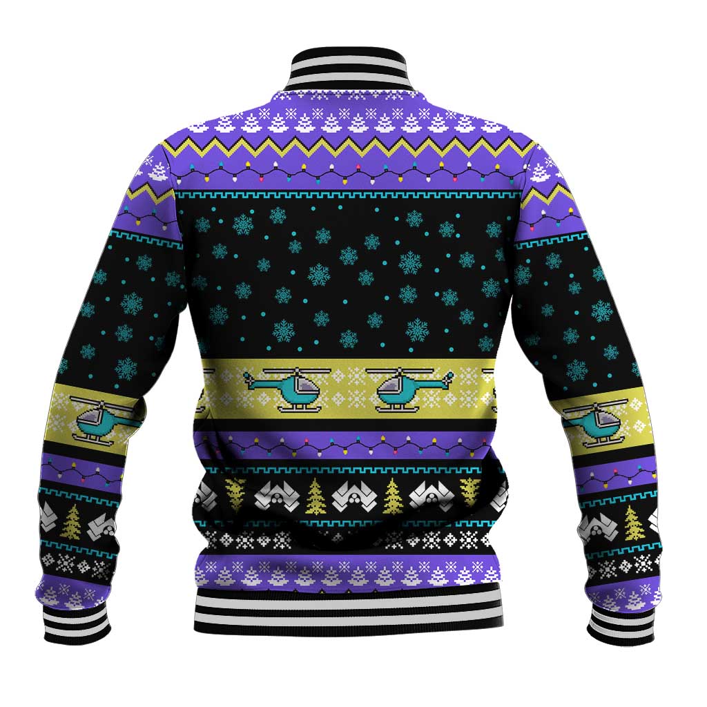 Christmas Party 1988 Nakatomi Plaza Baseball Jacket Xmas Holiday Patterns - Wonder Print Shop