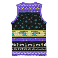 Christmas Party 1988 Nakatomi Plaza Basketball Jersey Xmas Holiday Patterns - Wonder Print Shop