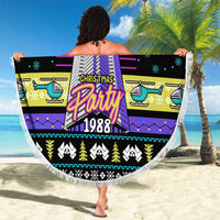 Christmas Party 1988 Nakatomi Plaza Beach Blanket Xmas Holiday Patterns - Wonder Print Shop