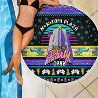 Christmas Party 1988 Nakatomi Plaza Beach Blanket Xmas Holiday Patterns - Wonder Print Shop