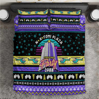 Christmas Party 1988 Nakatomi Plaza Bedding Set Xmas Holiday Patterns - Wonder Print Shop