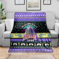 Christmas Party 1988 Nakatomi Plaza Blanket Xmas Holiday Patterns - Wonder Print Shop
