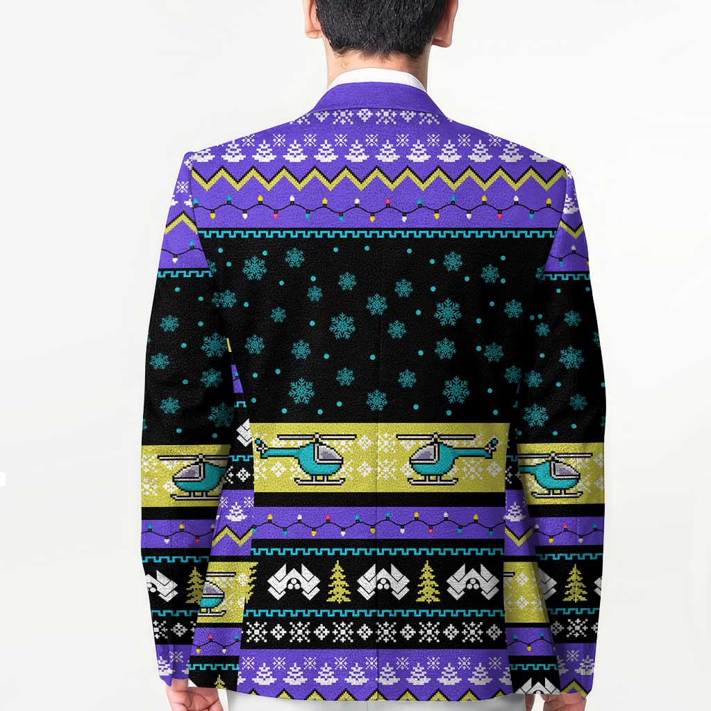 Christmas Party 1988 Nakatomi Plaza Blazer Xmas Holiday Patterns - Wonder Print Shop