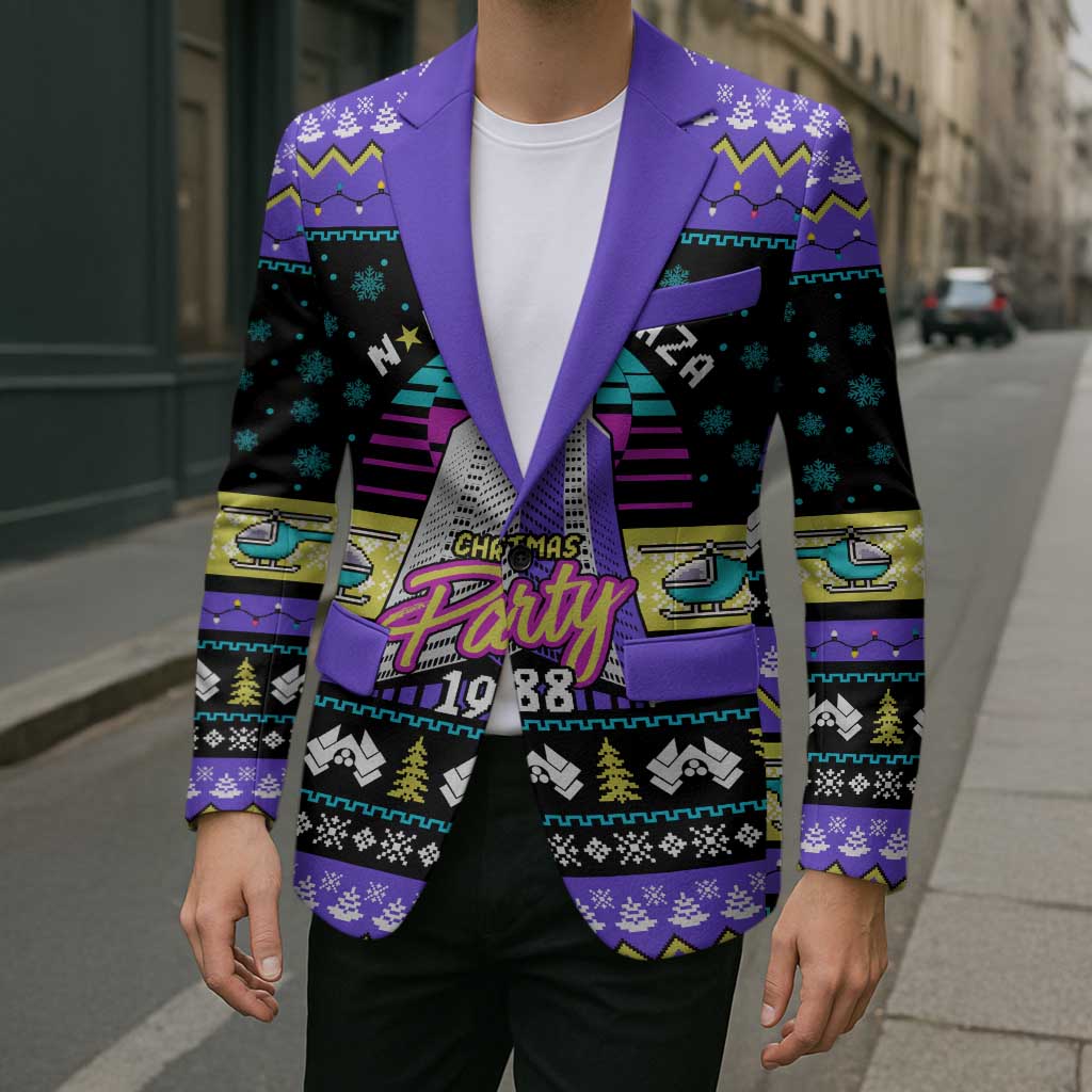 Christmas Party 1988 Nakatomi Plaza Blazer Xmas Holiday Patterns - Wonder Print Shop