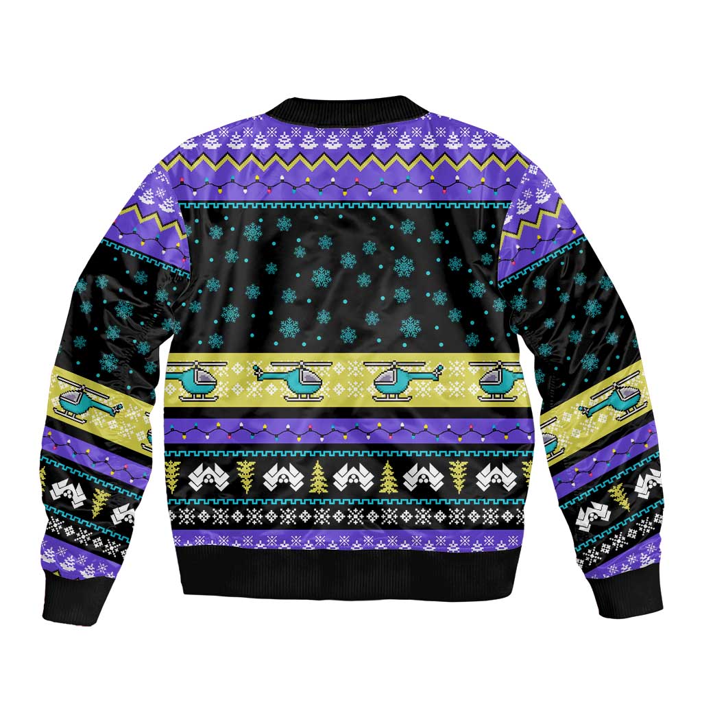 Christmas Party 1988 Nakatomi Plaza Bomber Jacket Xmas Holiday Patterns - Wonder Print Shop