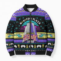 Christmas Party 1988 Nakatomi Plaza Bomber Puffer Jacket Xmas Holiday Patterns - Wonder Print Shop