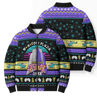 Christmas Party 1988 Nakatomi Plaza Bomber Puffer Jacket Xmas Holiday Patterns - Wonder Print Shop