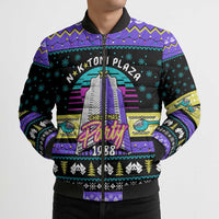 Christmas Party 1988 Nakatomi Plaza Bomber Puffer Jacket Xmas Holiday Patterns - Wonder Print Shop