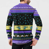 Christmas Party 1988 Nakatomi Plaza Button Sweatshirt Xmas Holiday Patterns - Wonder Print Shop