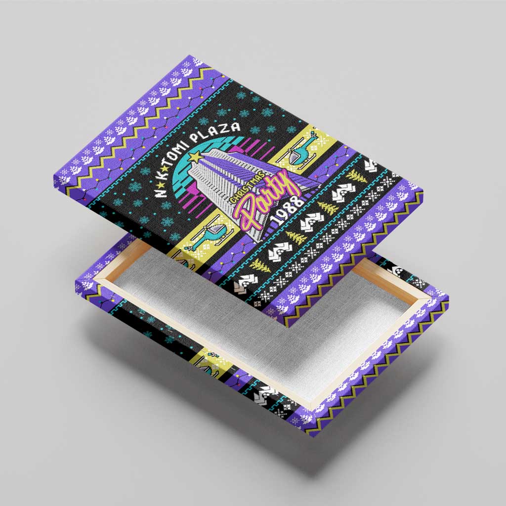 Christmas Party 1988 Nakatomi Plaza Canvas Wall Art Xmas Holiday Patterns - Wonder Print Shop