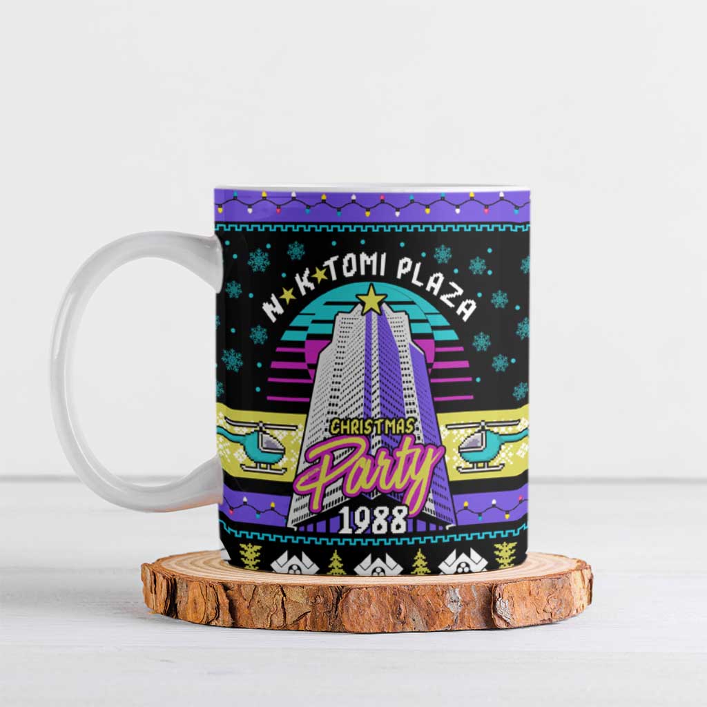 Christmas Party 1988 Nakatomi Plaza Ceramic Mug Xmas Holiday Patterns - Wonder Print Shop