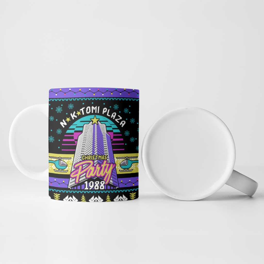 Christmas Party 1988 Nakatomi Plaza Ceramic Mug Xmas Holiday Patterns - Wonder Print Shop