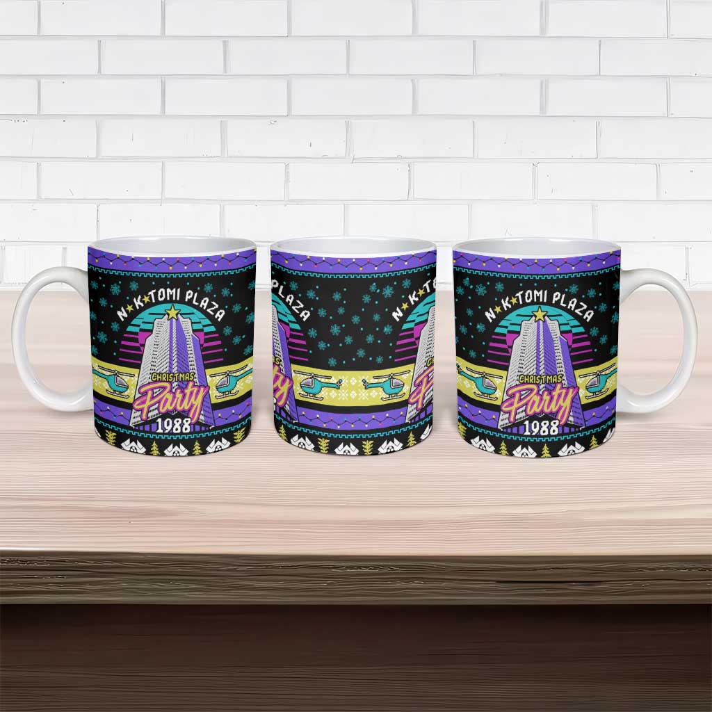 Christmas Party 1988 Nakatomi Plaza Ceramic Mug Xmas Holiday Patterns - Wonder Print Shop