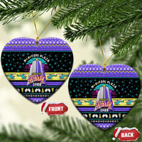 Christmas Party 1988 Nakatomi Plaza Ceramic Ornament Xmas Holiday Patterns - Wonder Print Shop