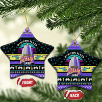 Christmas Party 1988 Nakatomi Plaza Ceramic Ornament Xmas Holiday Patterns - Wonder Print Shop