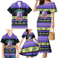 Christmas Party 1988 Nakatomi Plaza Family Matching Mermaid Dress and Hawaiian Shirt Xmas Holiday Patterns - Wonder Print Shop