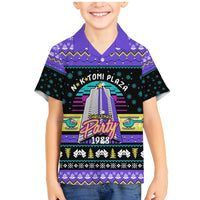 Christmas Party 1988 Nakatomi Plaza Family Matching Mermaid Dress and Hawaiian Shirt Xmas Holiday Patterns - Wonder Print Shop