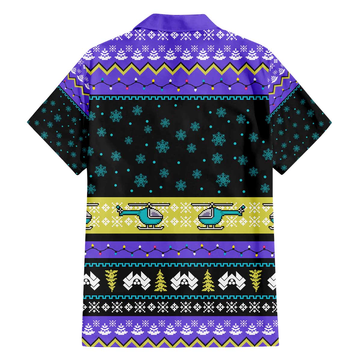 Christmas Party 1988 Nakatomi Plaza Family Matching Off The Shoulder Long Sleeve Dress and Hawaiian Shirt Xmas Holiday Patterns - Wonder Print Shop