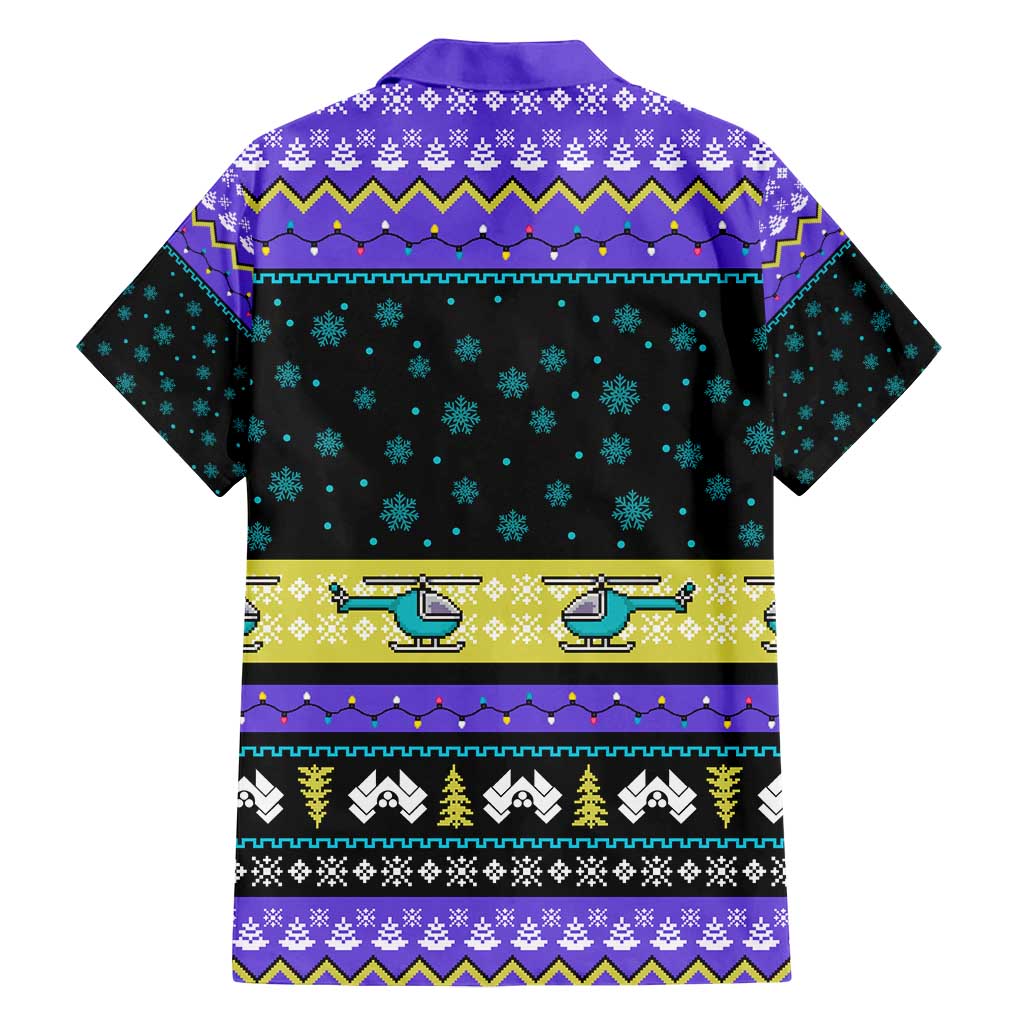 Christmas Party 1988 Nakatomi Plaza Family Matching Off Shoulder Short Dress and Hawaiian Shirt Xmas Holiday Patterns - Wonder Print Shop