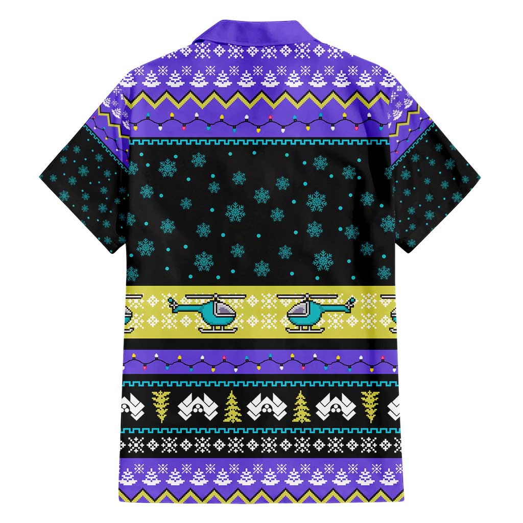 Christmas Party 1988 Nakatomi Plaza Family Matching Short Sleeve Bodycon Dress and Hawaiian Shirt Xmas Holiday Patterns - Wonder Print Shop