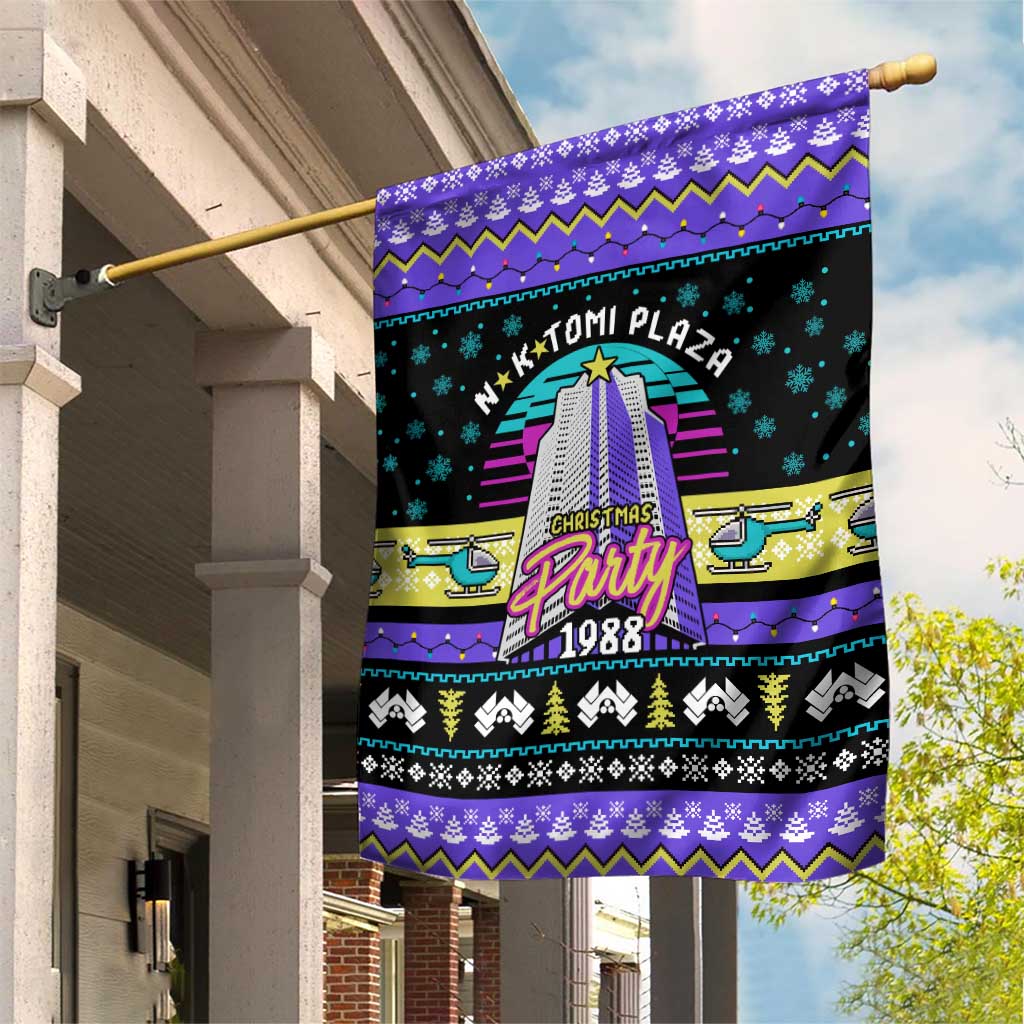 Christmas Party 1988 Nakatomi Plaza Garden Flag Xmas Holiday Patterns - Wonder Print Shop