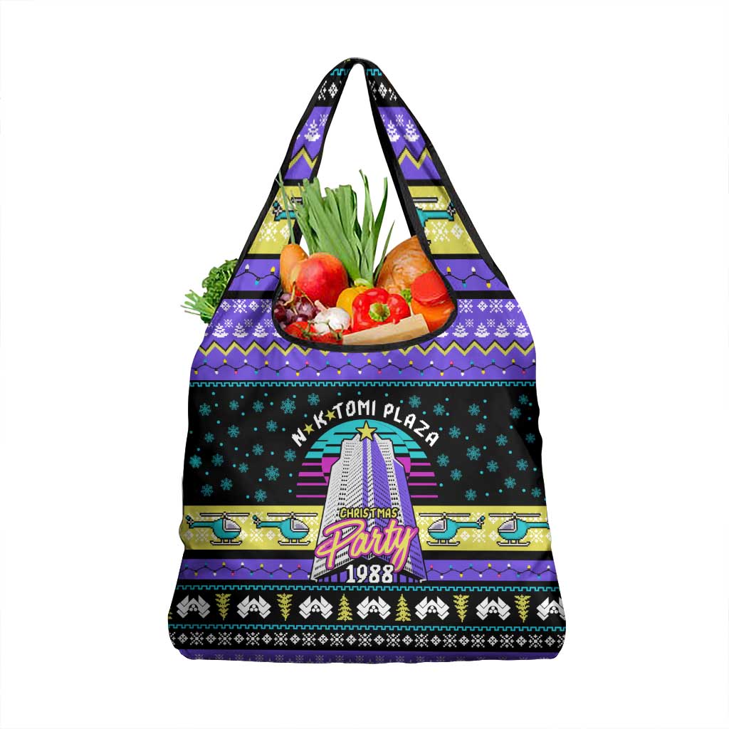 Christmas Party 1988 Nakatomi Plaza Grocery Bag Xmas Holiday Patterns - Wonder Print Shop