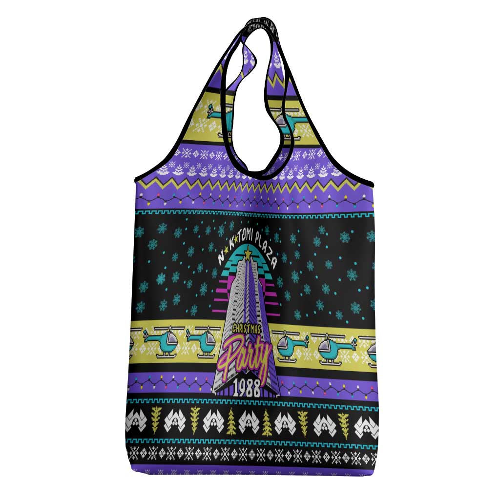 Christmas Party 1988 Nakatomi Plaza Grocery Bag Xmas Holiday Patterns - Wonder Print Shop