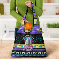 Christmas Party 1988 Nakatomi Plaza Grocery Bag Xmas Holiday Patterns - Wonder Print Shop