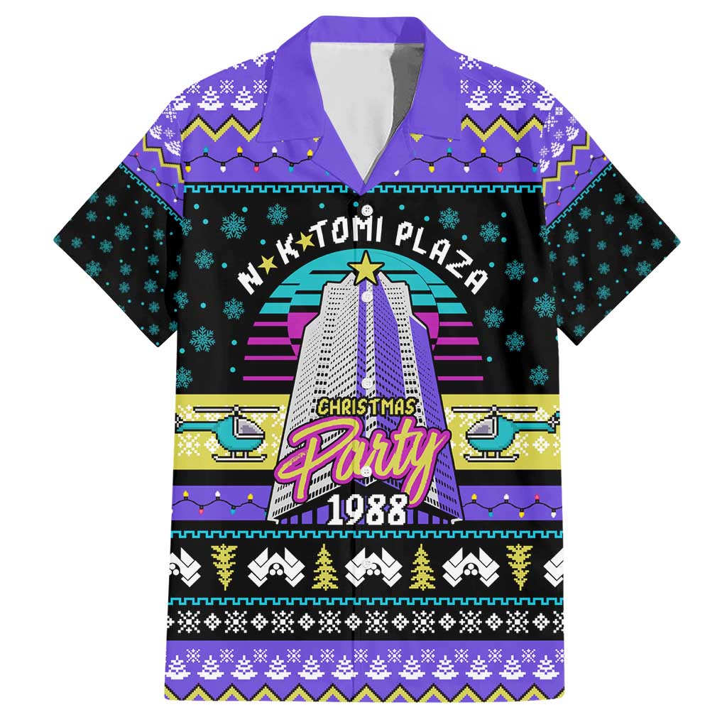 Christmas Party 1988 Nakatomi Plaza Hawaiian Shirt Xmas Holiday Patterns - Wonder Print Shop