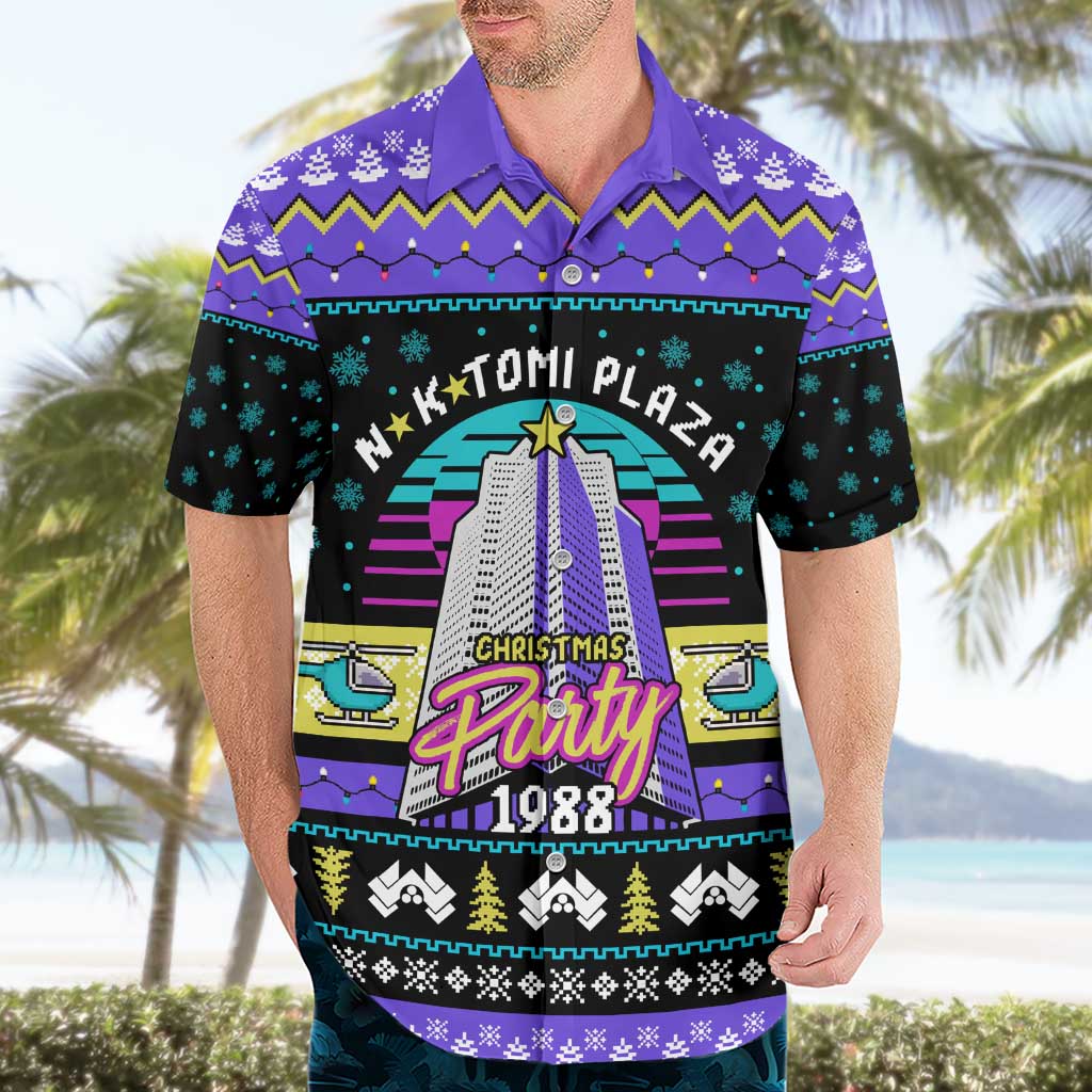 Christmas Party 1988 Nakatomi Plaza Hawaiian Shirt Xmas Holiday Patterns - Wonder Print Shop